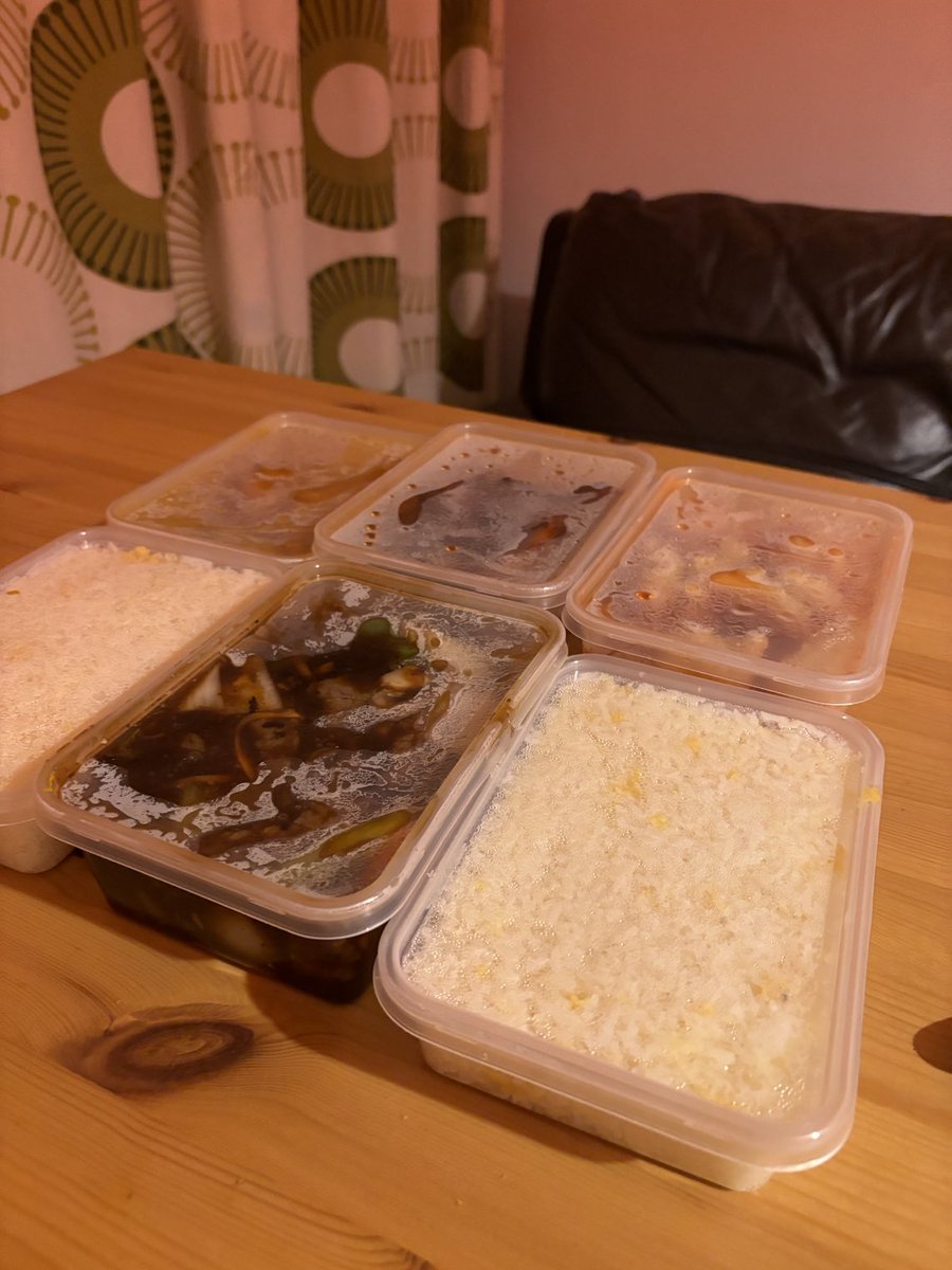 Slight miscommunication over the phone, now I've enough Chinese food for the week .
