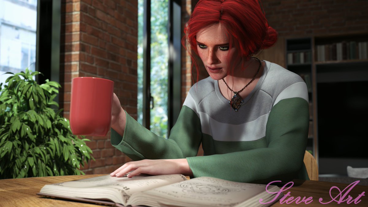 Character: Triss Merigold from Witcher 3

Morning routine ☕

Hope you guys like it :D

See more : linktr.ee/steve_art

I'll be grateful for any kind of support <3
4K No watermark version in Patreon

#3D #daz3d #Witcher3 #trissmerigold