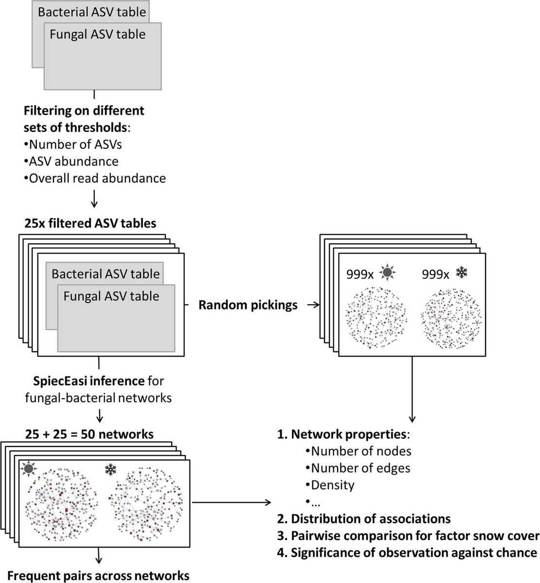 Fungal and bacterial communities and their associations in snow-free and snow covered (sub-)alpine Pinus cembra forest soils dlvr.it/T4zR76