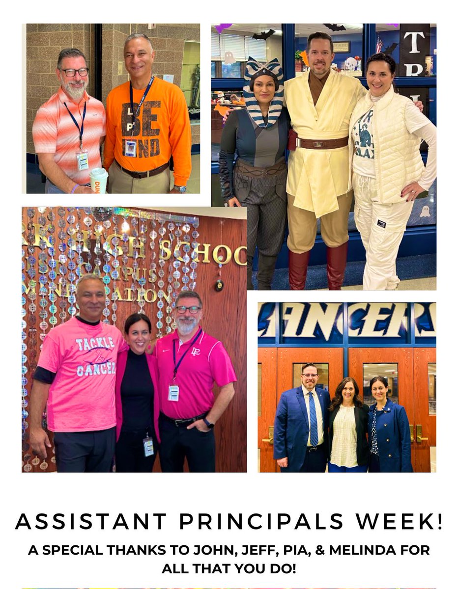 Happy Assistant Principals Week! Very thankful for our team!