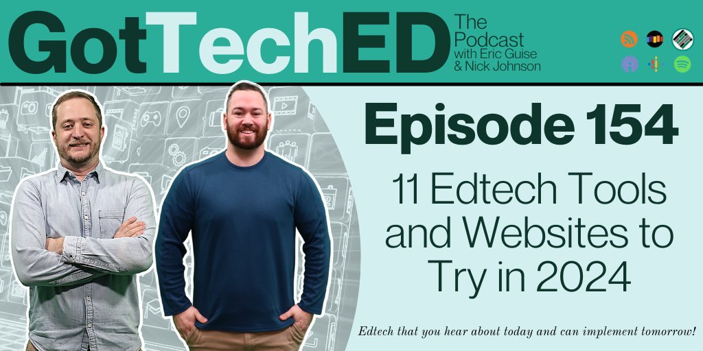 Explore the newest edtech tools of 2024 in our latest episode! Click for more bsapp.ai/kKuXl0vWt @freerice @lumio @EduaideAi #podcast #learning #TEACHers #teach #school #edtechchat #BLinAction #technology #game #Edtech #teaching #AussieED #teacherlife #education