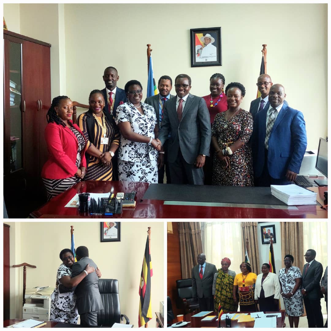 I witnessed handover of two Affirmative action Ministers in @OPMUganda. I warmly welcome @KennethOmona State Minister for Northern Uganda and Florence Nambozo State Minister for Karamoja affairs and wish them the best as they embark on this exciting and patriotic journey. I…