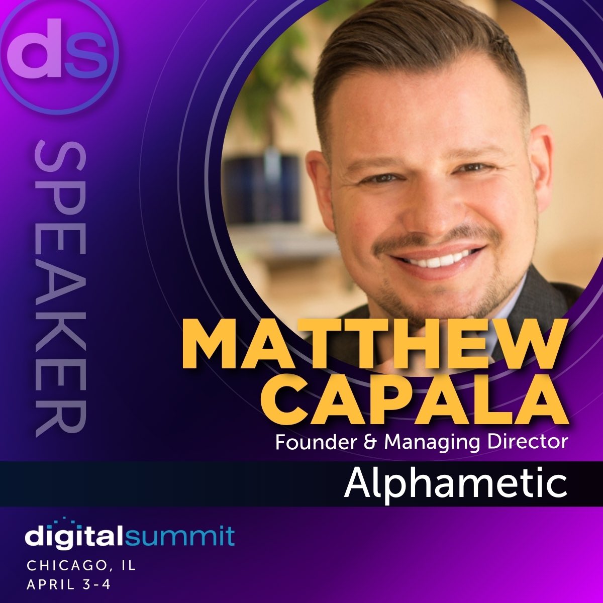 I’m delivering a MasterClass on ‘SEO in the Age of AI’ at Digital Summit Chicago, April 3 - 4 along with the industry’s top marketers. Would love to see you there! Register at an exclusive discount with my code, SPEAKER300. Follow @DigitalSummits for more info #seo #ai