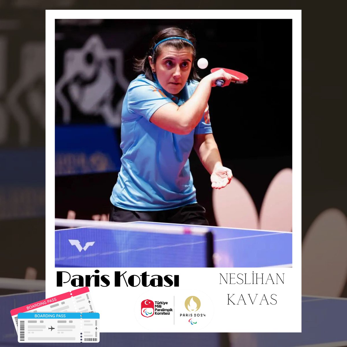 Paris'e 4 yeni bilet daha kesildi ✈️ 🎫 @Paris2024 Neslihan Kavas, Merve Cansu Demir, Nesim Turan ve Ali Öztürk, muhteşem başarılarıyla kota alarak bizleri gururlandırdılar. 🇹🇷