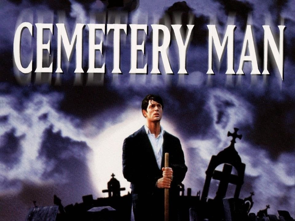 Don't forget, TOMORROW on the podcast we're talking Cemetery Man! This movie has it all- spaghetti 'n bananas, heads getting crushed, boobers, and headless brides!