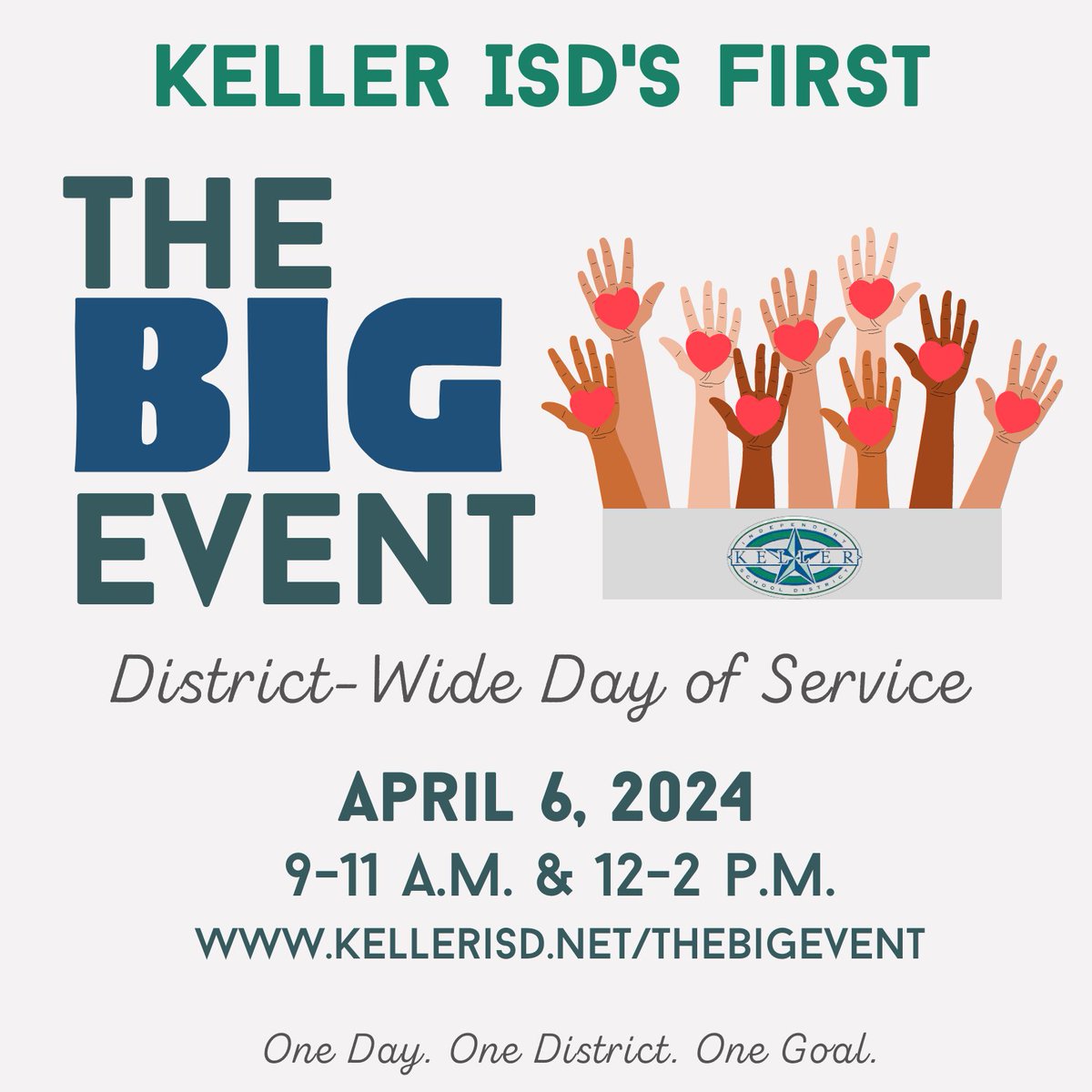 Excited for The Big Event at Florence this Saturday! Ready to spread kindness and service in a community that consistently shows us love. You can sign up your child and your family to volunteer on KISD’s secure Web Store here:
tx-keller.intouchreceipting.com