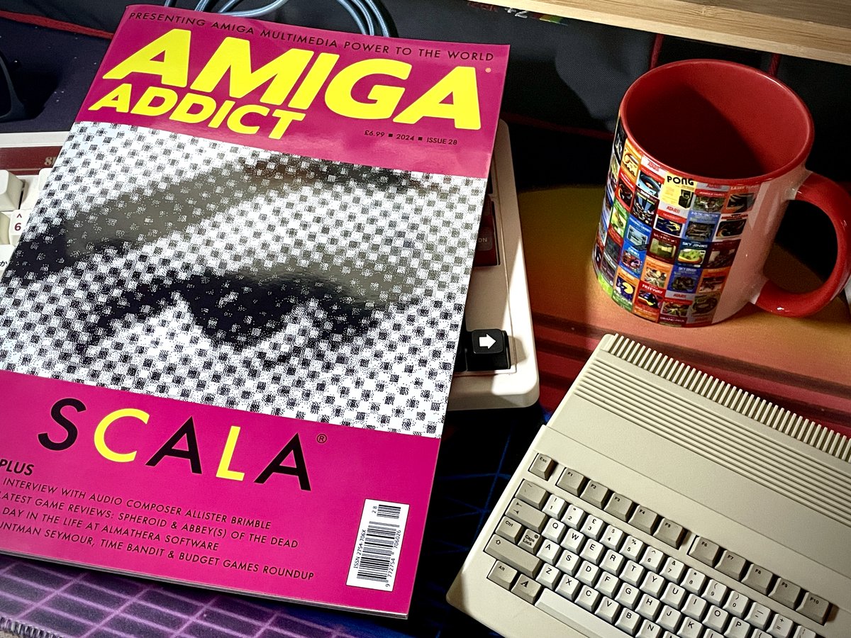 Amiga Addict: Issue 28 in the house! The cover is hotness! #AmigaAddict #Amiga