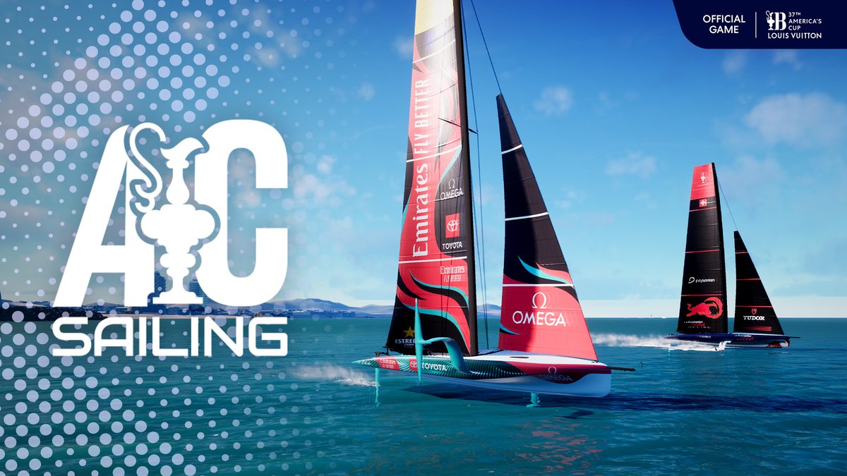 Follow or subscribe to watch the Official Launch of AC Sailing and the first fleet race between real #AmericasCup sailors LIVE from our Barcelona launch event. 💻🍿 April 9th. 👉twitch.tv/americascup E-sailing is about to get real.