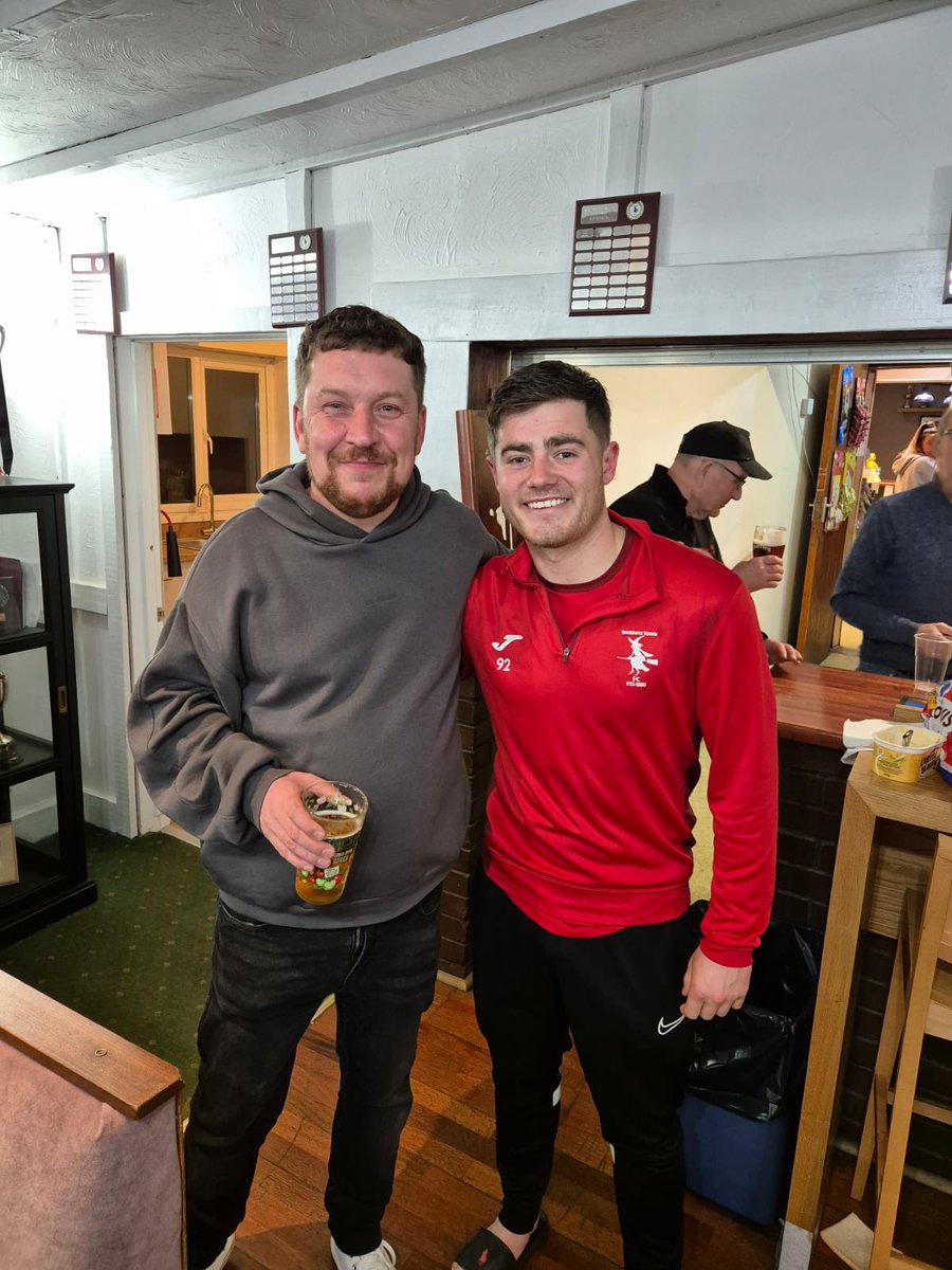 A big thank you tonight’s matchball sponsor Dave Anderson . Dave picked Connor Gibbs for his performance in the middle of the park , well done Connor 👏🏻👏🏻