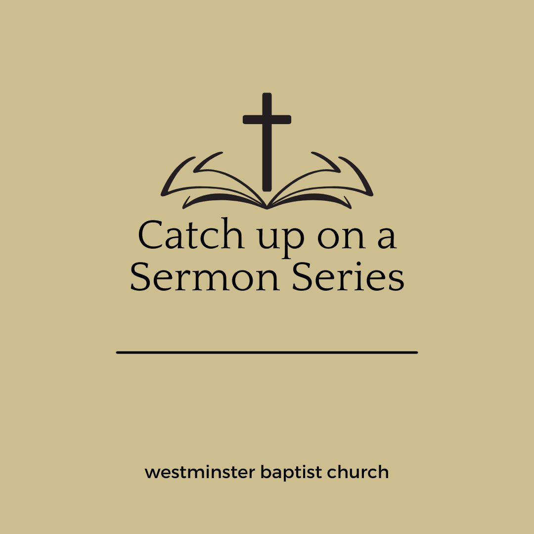 Did you miss a Sermon Series or need to hear it again? Catch up online at discoverwbc.com/messages/ ▶️#westminsterbaptistchurch #discoverwbc #gathergrowgo #carrollcountymd #westminster #westminstermd #makingdisciples #sermonseries #wbcseries