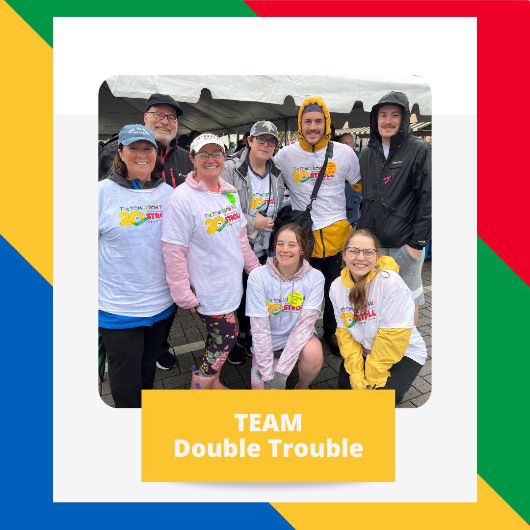 Lookout! Here comes Double Trouble! Look forward to seeing  you in just 4 weeks. We Stroll rain or shine!!!
￼