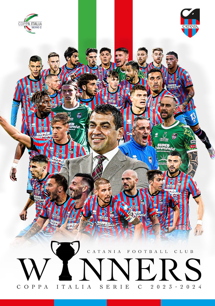 ❤️💙 IL CATANIA VINCE LA COPPA ITALIA SERIE C #CataniaFC