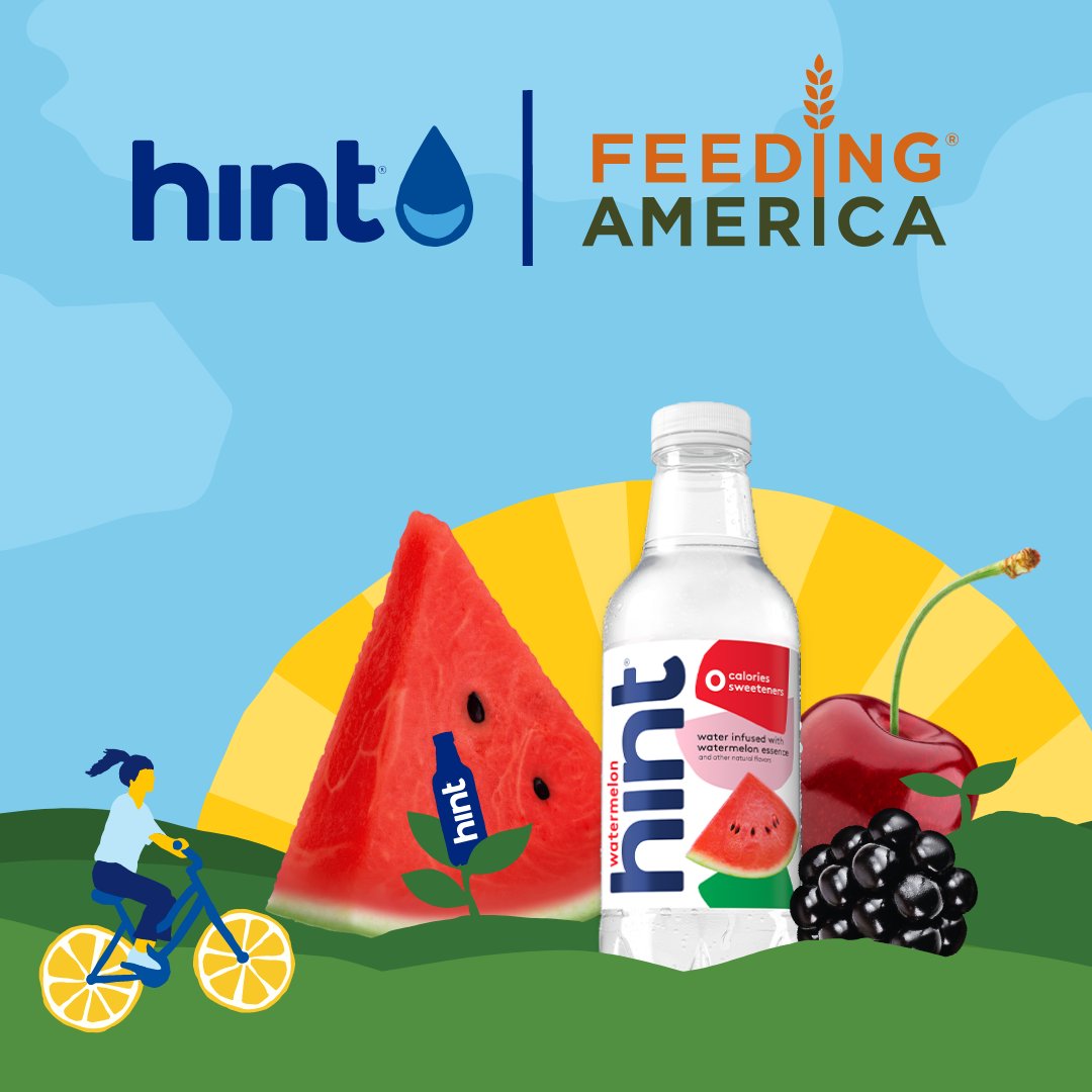 We’re thrilled to announce our partnership with @FeedingAmerica! 🙌 Hint has pledged to help provide 1.75 million meals this year when you shop an exclusive Feeding America bundle online or from our Feeding America display in-store. 🍴❤️ Learn More: drinkhint.com/feeding-america