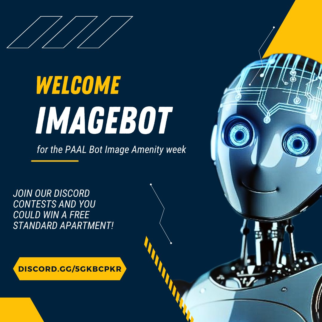This week in Ethereum Towers Discord we are celebrating our new PAAL Bot for AI information and Art.

discord.gg/nyWv6TcS

Come on in and join one of our fun amenities and create your own piece of AI art!  All entrants will go on the wheel to win a raffle ticket in our weekly