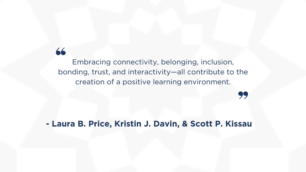 Doctoral student, Laura B. Price, Dr. Kristin J. Davin, and Dr. Scott P. Kissau talk about building classroom community in online language learning in their recent TLE article. Read more in the latest issue of TLE: bit.ly/2QNKo3w 
#TuesdayTLE
