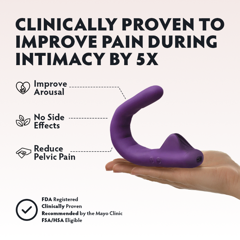 mysteryvibe's tweet photo. Designed by leading Urologists, OB/GYNs &amp; PTs, Crescendo 2 is clinically proven to improve dryness &amp; pain during intimacy by an unprecedented 5x.

As seen in BBC, Good Housekeeping, and Women's Health.