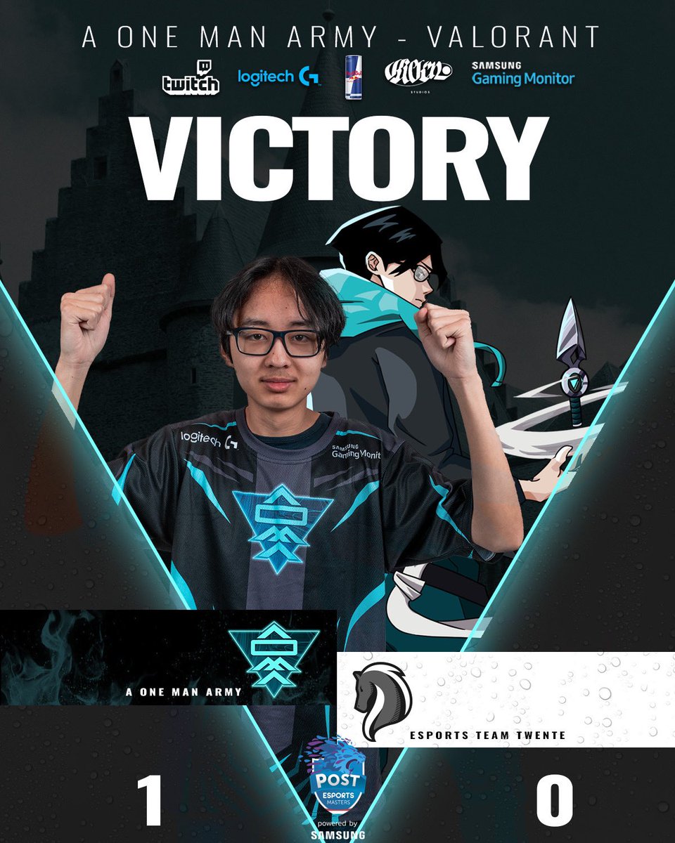 🎉 The victory belongs to us! 🎉
The warriors of Esports Team Twente faltered against our might and unwavering resolve on the battlefield🛡️🏹
@postemasters
#SecondToNone #WeMarch #pemvalo #valorant