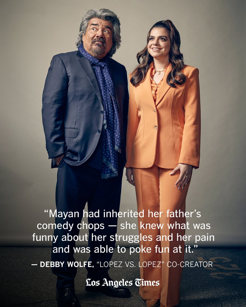‘Lopez vs. Lopez’ was inspired by <a href="/georgelopez/">George Lopez</a> and Mayan Lopez’s real life. Season 2 is even more meta.

George, Mayan and co-creator <a href="/debbywolfe/">Debby Wolfe</a> spoke to The Times’ <a href="/villarrealy/">Yvonne Villarreal</a>: latimes.com/entertainment-…