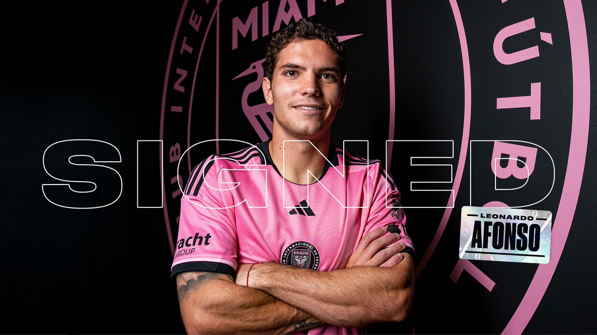 From the @InterMiamiAcad ➡️ first team, the dream continues for Leo Afonso ✍️ We’ve signed academy product and MLS SuperDraft 2024 pick, Leo Afonso through the 2024 season. 🗞️ More details here: intermiamicf.co/AfonsoSigned