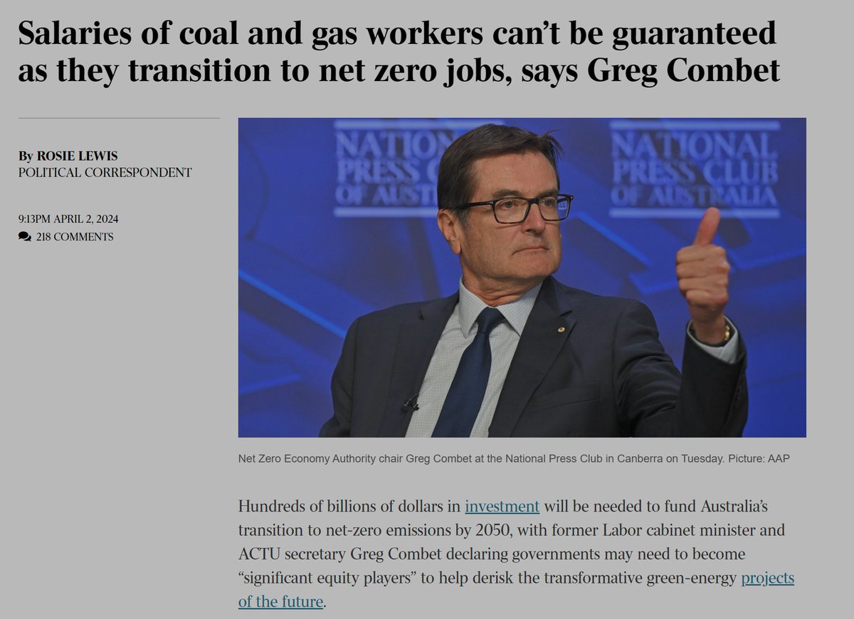 Under the #BlackOutBowen #ElmerAlbanese green scam, there are no guarantees of lost jobs, lower wages. And they will use your SuperFund to help pay for the scam. #AnotherLaborMess