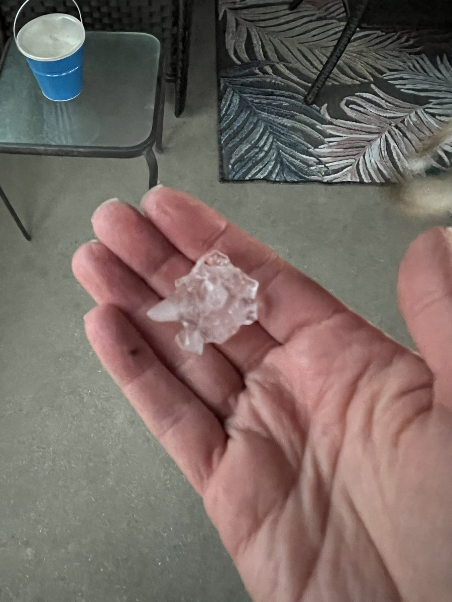 scottscorso's tweet photo. Hail in the Knobs today. https://t.co/1l6tgPaext