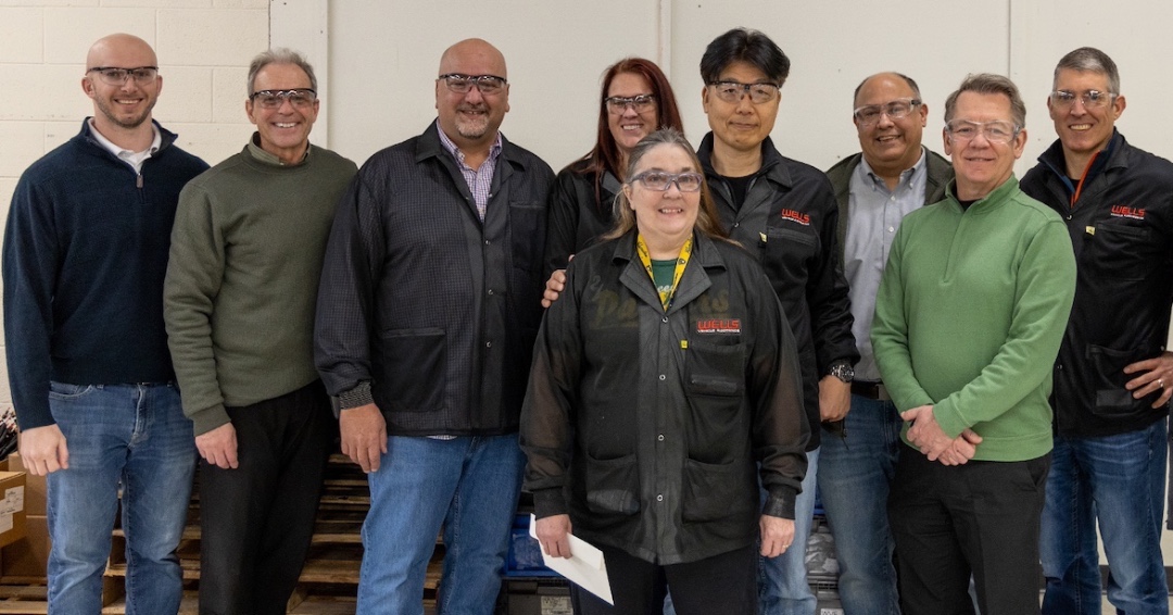 Last week, we celebrated Christine Sabel's 10th anniversary of working at Wells Vehicle Electronics. Christine is an assembler in Department 1140 at our Fond du Lac, WI manufacturing plant. Congratulations on celebrating 10 years with Wells. and THANK YOU for all that you do!