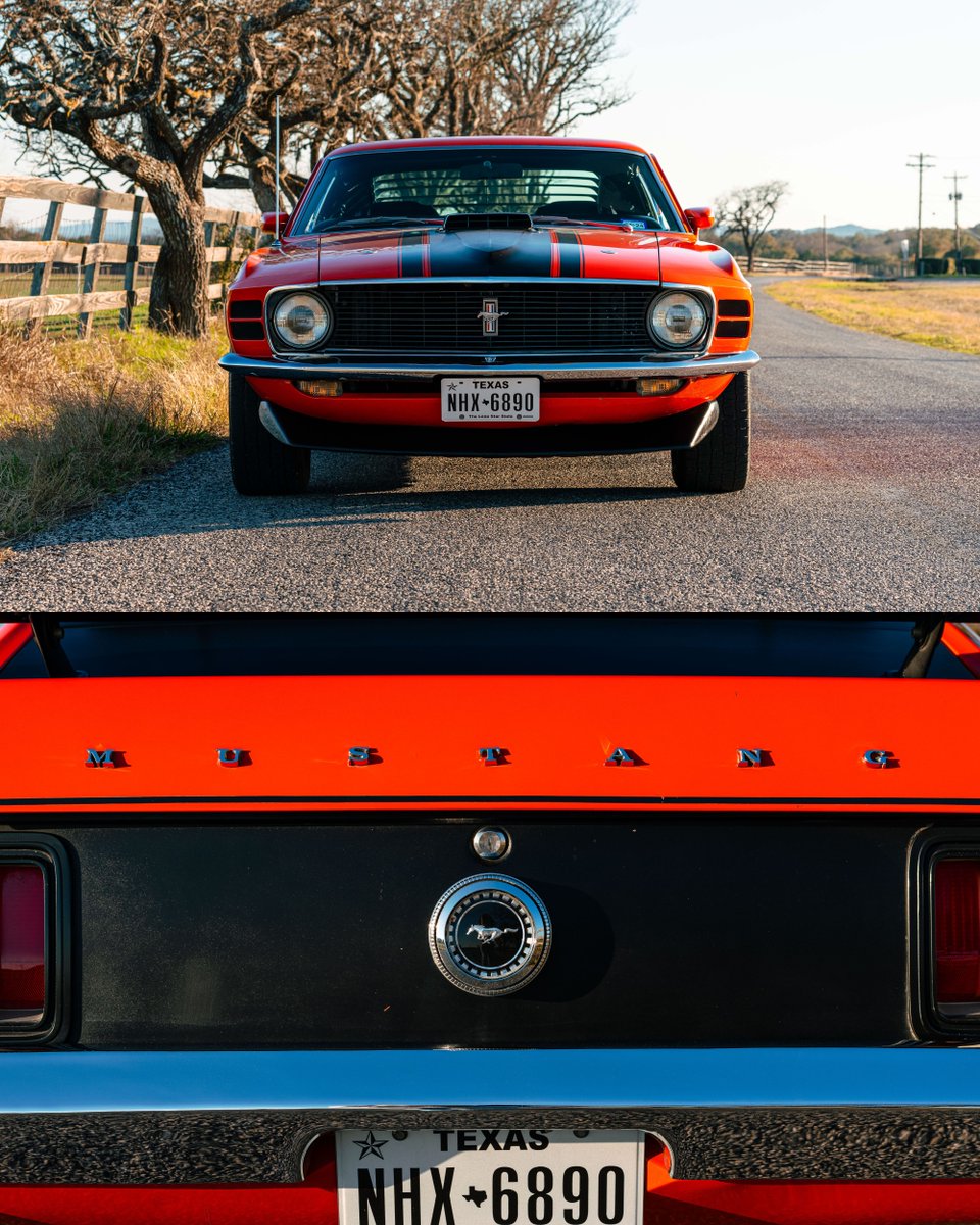 AedanPetty's tweet photo. More captures from this shoot I did with this beautiful 1970 Mustang Boss 302. This mustang had a road presence like no other, and driving next to it, you could just feel it shaking the ground.
#1970fordmustangboss302 #mustangboss302 #boss302 #musclecars #calypsocoral https://t.co/AqKeenB6KL