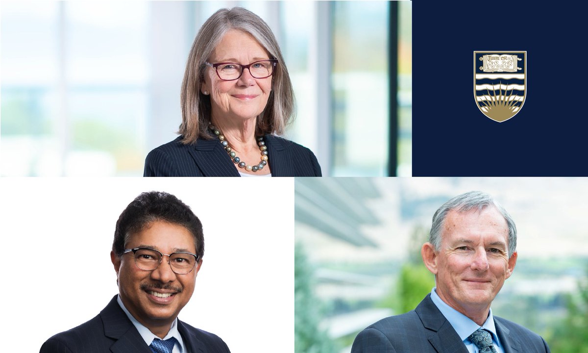 Congratulations to this year's honorary degree recipients from UBC's Okanagan campus! Dr. Deborah Buszard, Ian Cull and Raghwa Gopal are an inspiration to our students, faculty and communities. Learn more: bit.ly/3U398X4