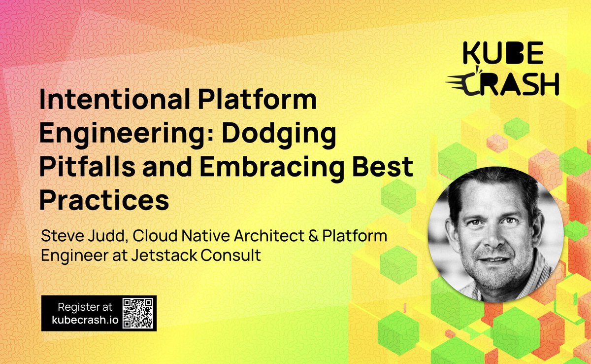 Don't miss Steve Judd's KubeCrash talk: Intentional Platform Engineering: Dodging Pitfalls and Embracing Best Practices. Register today! 👉 kubecrash.io