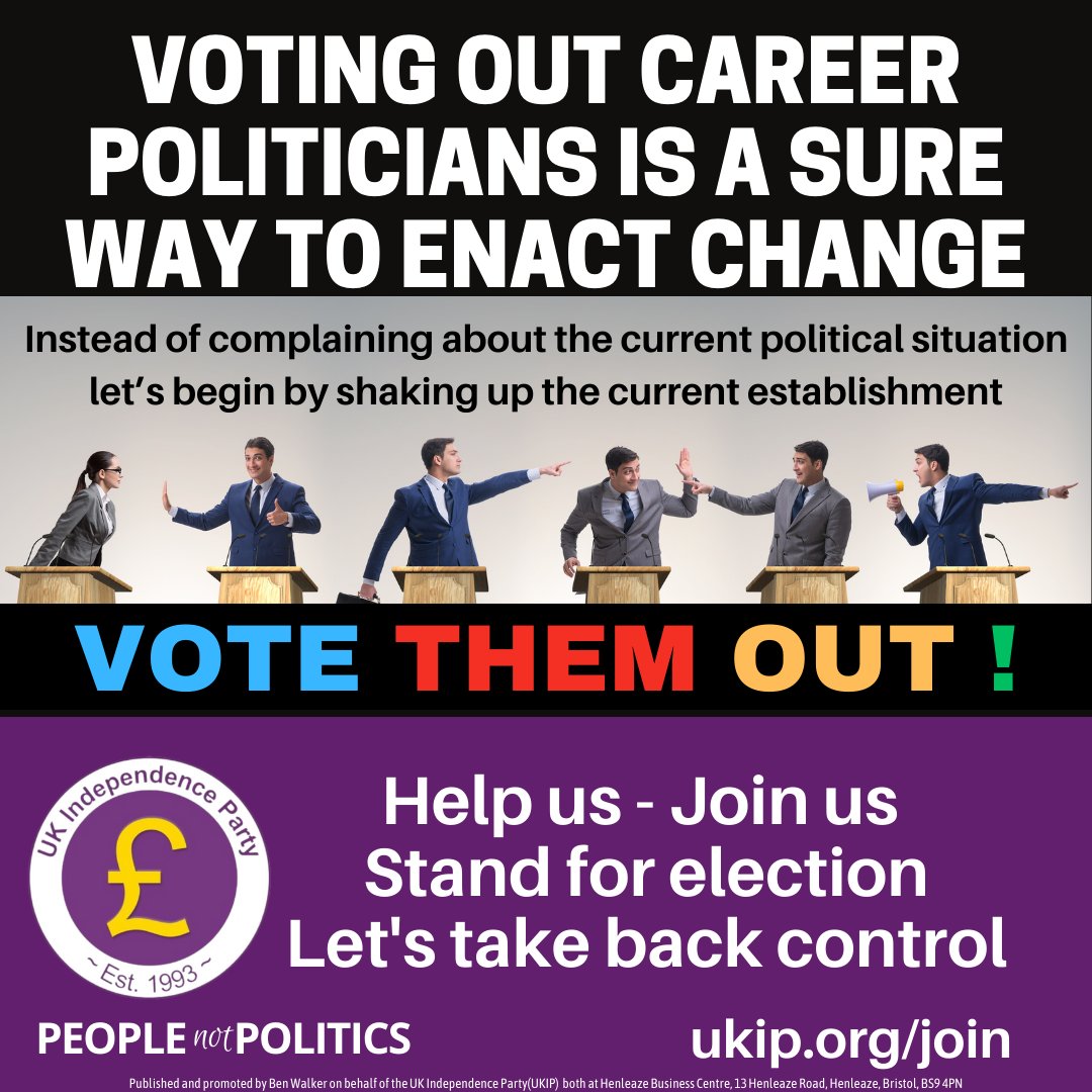 The #Tories have lost control. There's not much time to #SaveBritain.

@UKIP will make a colossal difference with your support. #JoinUs @ ukip.org/join.  We need activists all over the #UK to support us and stand as election candidates.

Time to step up and get active