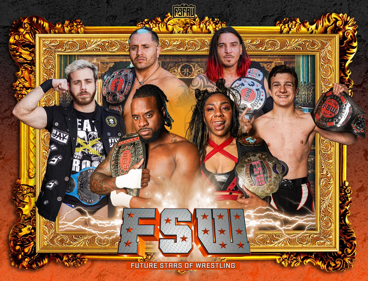 YOUR @FSWVegas CHAMPIONS #F3FAU #FutureStarsofWrestling