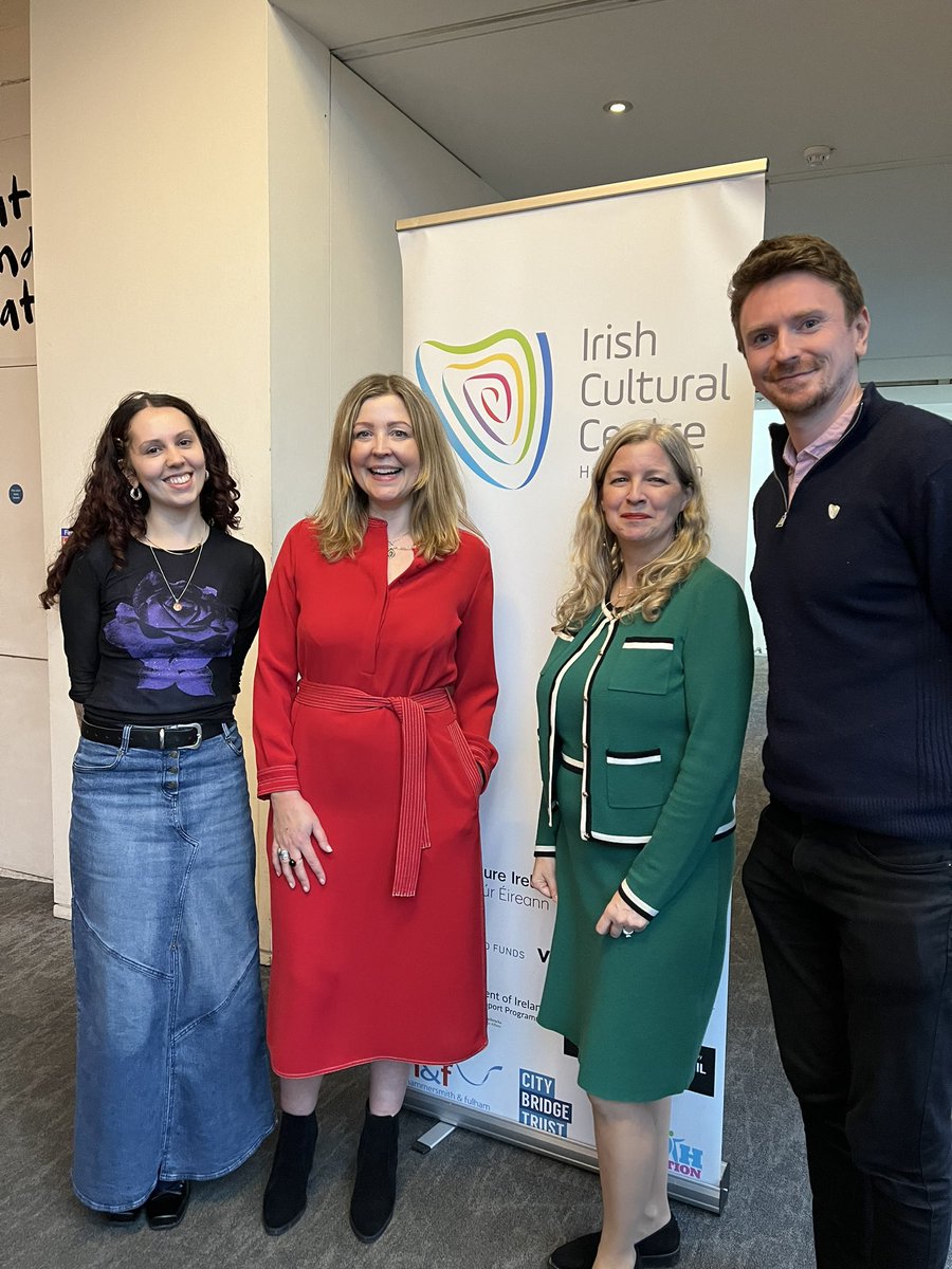 Great to welcome @MyICCLondon and Deputy Irish Ambassador Orla McBreen to @LyricHammer tonight for Faith Healer directed by our AD Rachel O’Riordan