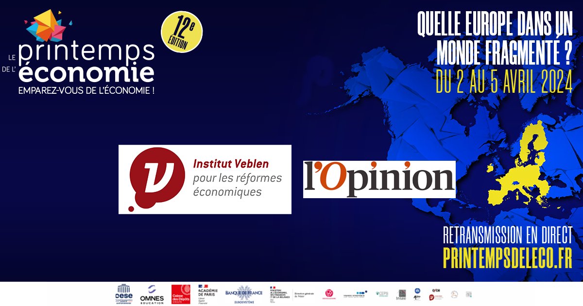 Le Printemps de l'économie (@printempsdeleco) on Twitter photo Merci à <a href="/JadeGrandin/">Jade Grandin de l'Eprevier</a> <a href="/lopinion_fr/">l'Opinion</a> d’avoir animé la session <a href="/VeblenInstitute/">Veblen Institute for Economic Reforms</a> « Quel avenir pour le Green Deal au cours du prochain mandat ? » au <a href="/lecese/">CESE</a>
Merci aux intervenants <a href="/Mathilde_Dupre_/">Mathilde Dupré</a> , <a href="/didier_kling/">Didier Kling</a>, <a href="/XTimbeau/">Xavier Timbeau</a>, @h_weil
▶️Replay sur youtube.com/@printempsdele… Merci à <a href="/JadeGrandin/">Jade Grandin de l'Eprevier</a> <a href="/lopinion_fr/">l'Opinion</a> d’avoir animé la session <a href="/VeblenInstitute/">Veblen Institute for Economic Reforms</a> « Quel avenir pour le Green Deal au cours du prochain mandat ? » au <a href="/lecese/">CESE</a>
Merci aux intervenants <a href="/Mathilde_Dupre_/">Mathilde Dupré</a> , <a href="/didier_kling/">Didier Kling</a>, <a href="/XTimbeau/">Xavier Timbeau</a>, @h_weil
▶️Replay sur youtube.com/@printempsdele…