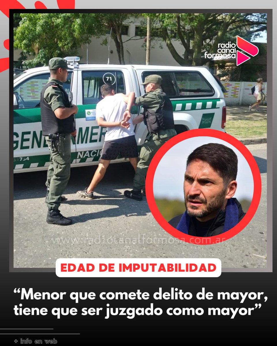 🔴 ESTA DE ACUERDO • El gobernador de Santa Fe, Maximiliano Pullaro se refirió a la actualidad de seguridad en Rosario y reconoció estar a favor de la baja en la ley de imputabilidad.

#maximilianopullaro #Rosario #santafe #imputabilidad #leyes #argentina