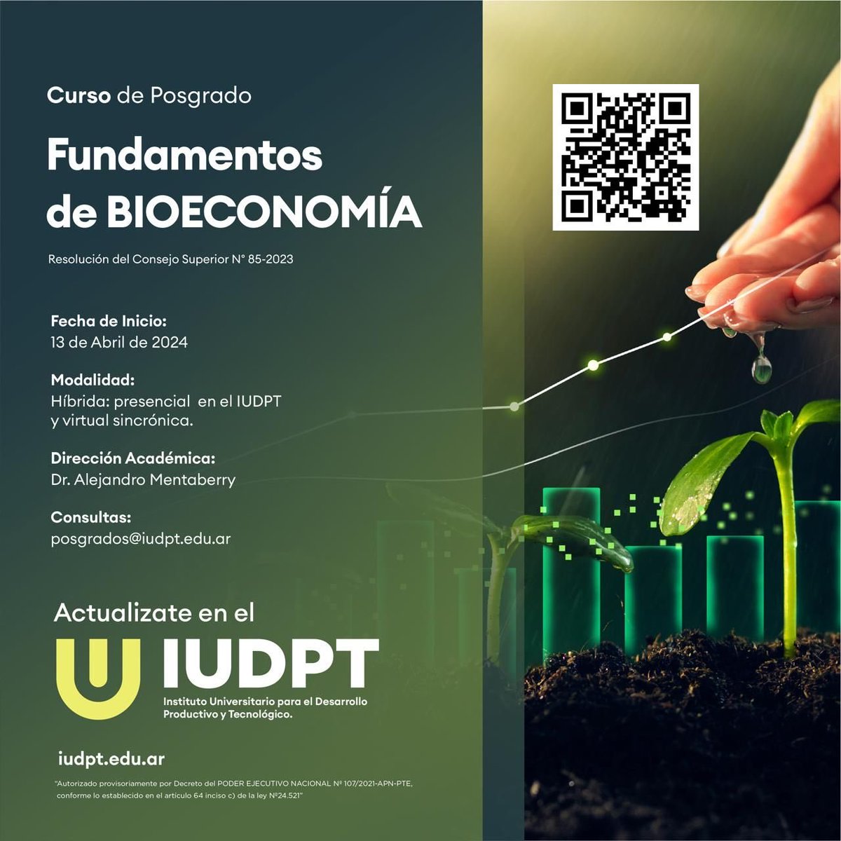 CinCHernandez's tweet photo. 🌿 ¡Atención! 🌿 ¡Curso Fundamentos de Bioeconomía! 🌿Impulsa sectores innovadores y crea empleos para una transición laboral equitativa. ¡Inscríbete y sé parte de esta transformación hacia un futuro más verde y próspero! https://t.co/ap64SOjGez