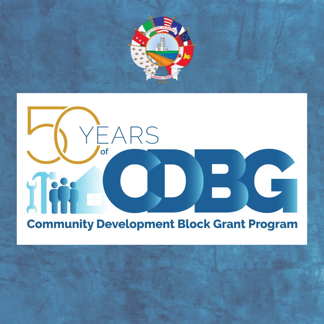 cityoflaredo's tweet image. The City of Laredo Community Development Department celebrates 50 Years of the Community Development Block Grant Program! 🎉
#CDBG50 #CDBGWorks #cdweek2024
Community Development Week is celebrated from April 1 to April 5, 2024.