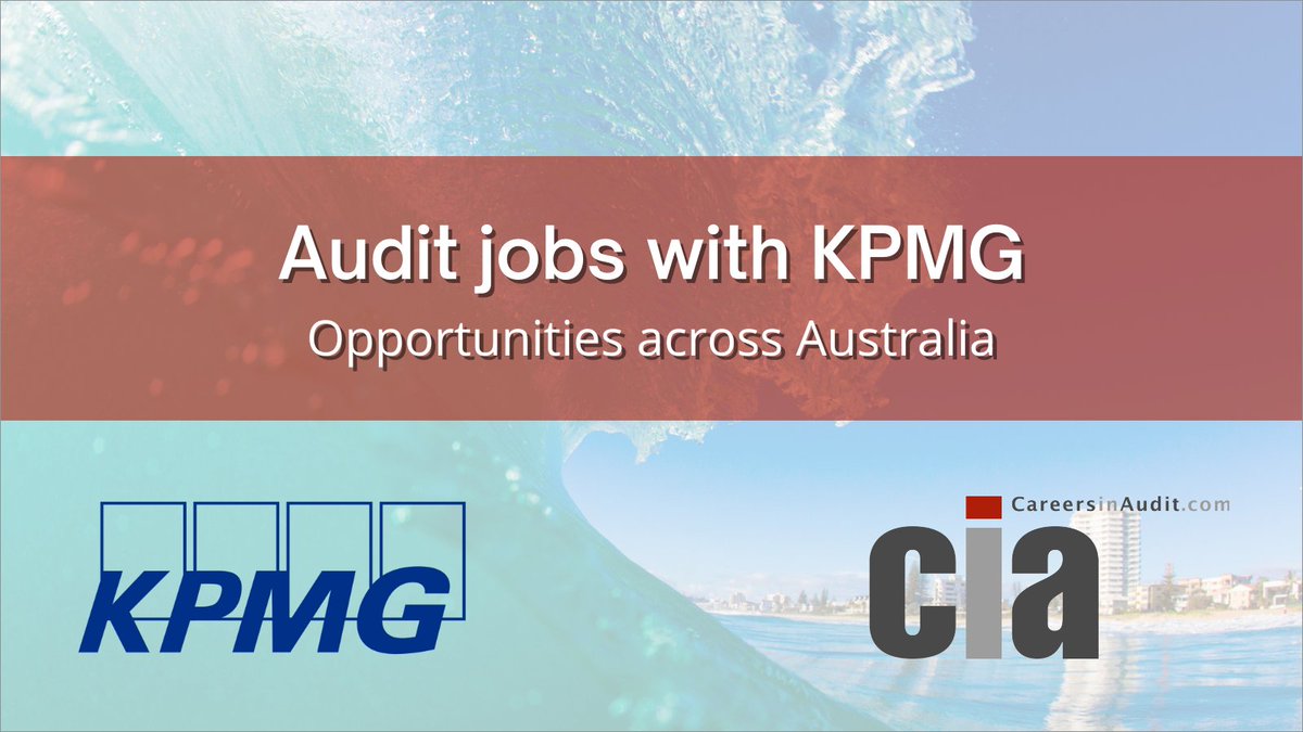 .@kpmgaustralia is looking for Auditors at Assistant Manager and Manager level to join their teams across the country. Contract and permanent roles available. Apply now! eu1.hubs.ly/H08n9p_0 #KPMG #AuditJobs #AustraliaJobs