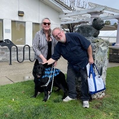 STOP AND LISTEN! 🤚🚨📣 After 13 months at the shelter, Batman is going home! His new family saw him on @ABC7LA and the rest is history!