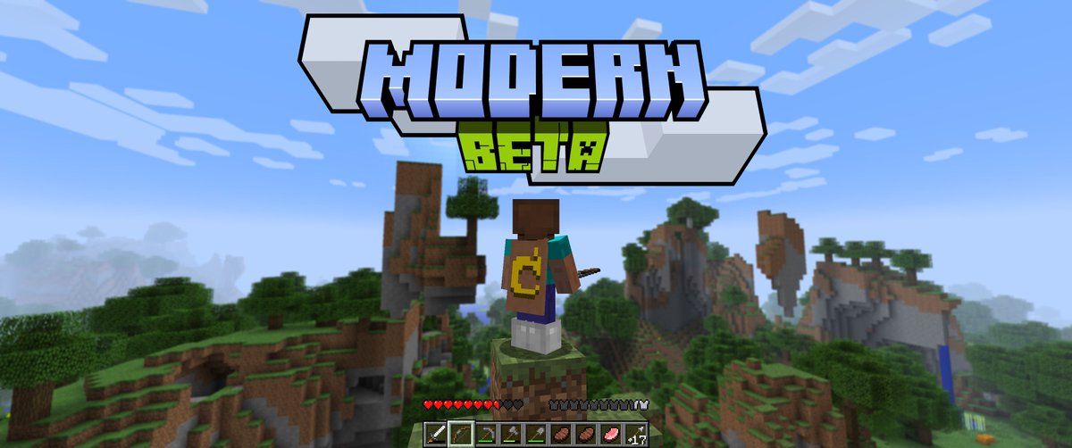 ModernBetaSMP's tweet photo. Anyone wanna turn back the clock to 2011 Minecraft? Coming soon you can play beta 1.7.3 in modern #Minecraft, 1.20.4, on our #SMP server with no mods. Follow for updates! https://t.co/a91t8ZlHAF