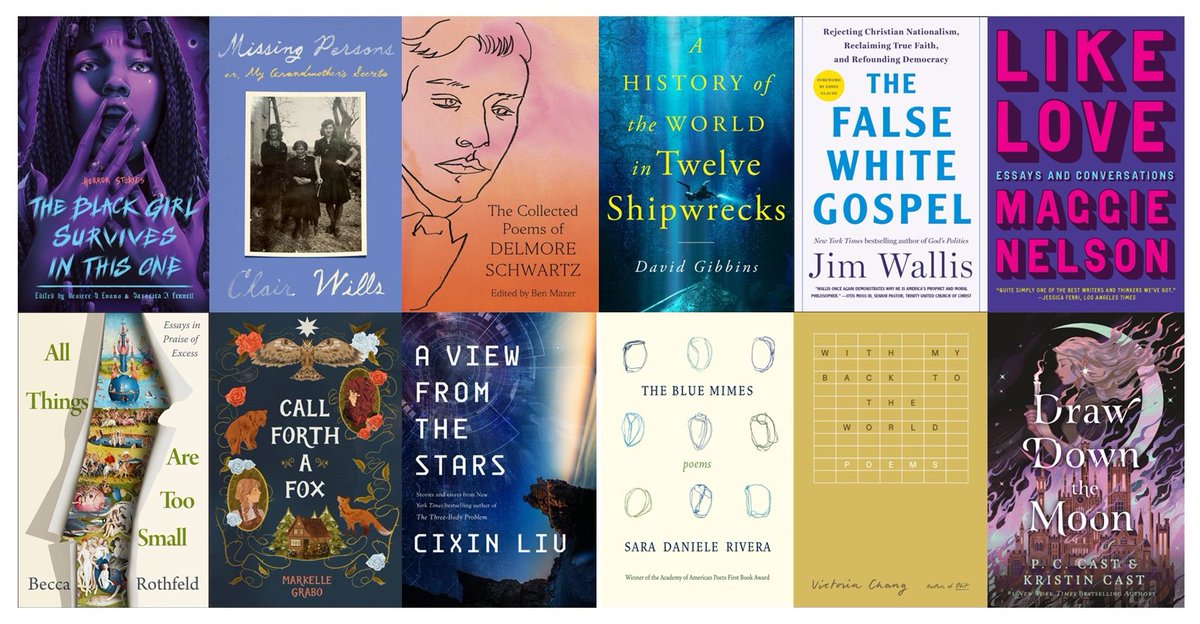 ✨ Happy #bookbirthday to @heidegrrrrl, @VChangPoet, @GibbinsDavid, and all of our authors with new books out today! 📚✨