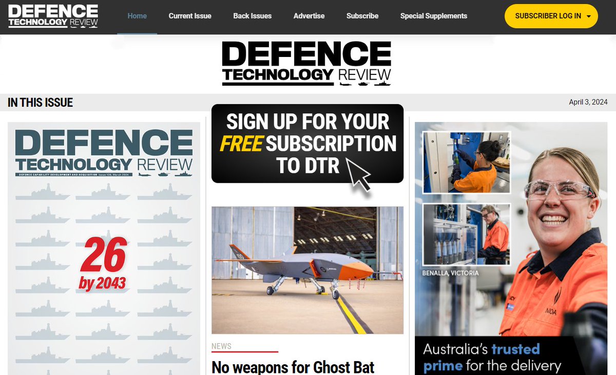 ALERT: 

Subscriptions to DTR Magazine are now FREE.
No more paywall.

Sign up for your free subscription on the homepage here:  dtrmagazine.com
 
April issue out tomorrow.