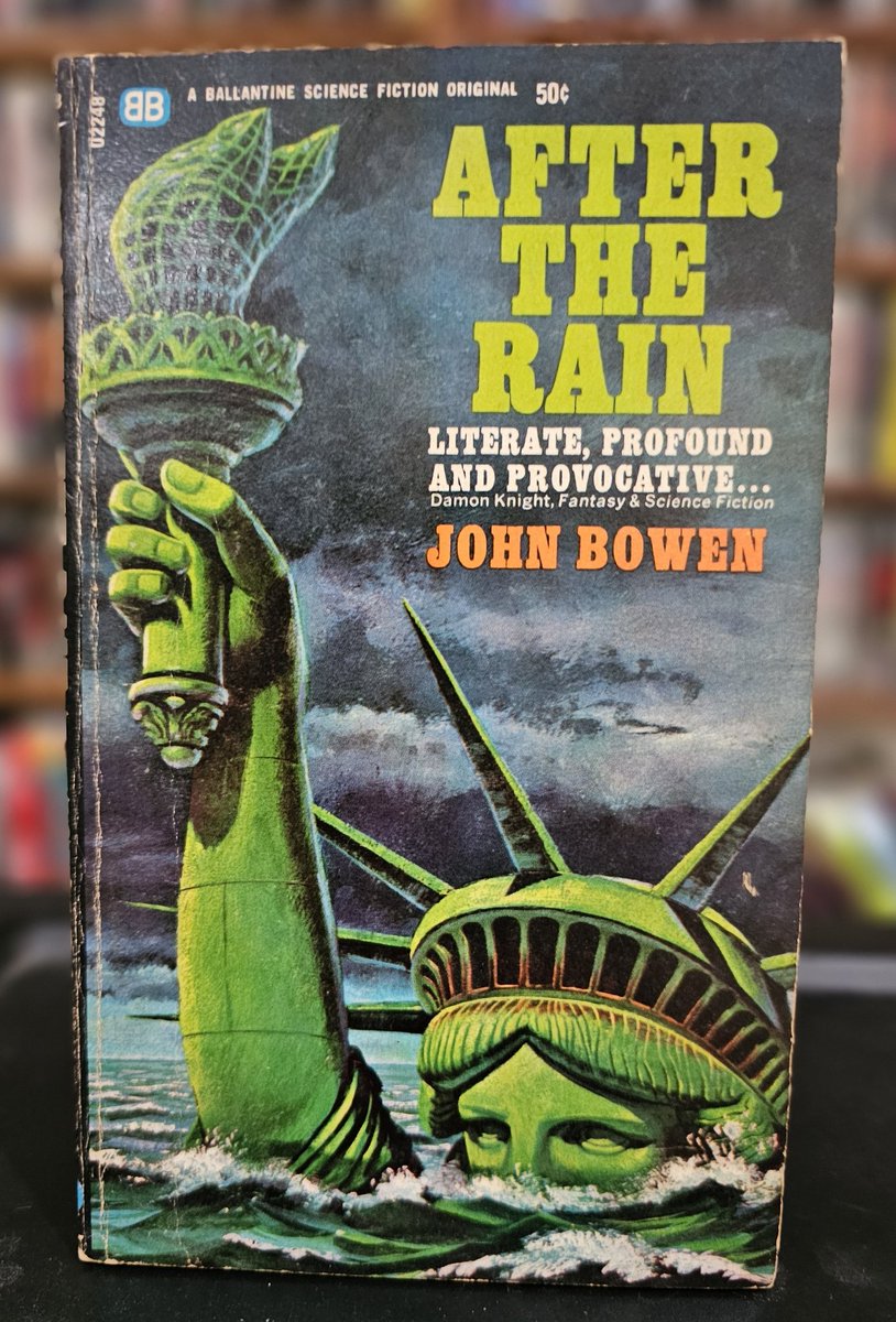 After the Rain by John Bowen. Ballantine Books 2nd print 1965. The cataclysm is upon us. It's been raining and sunnin' all day here. I've even heard the word tornado mentioned a couple times. #vintagepaperbacks