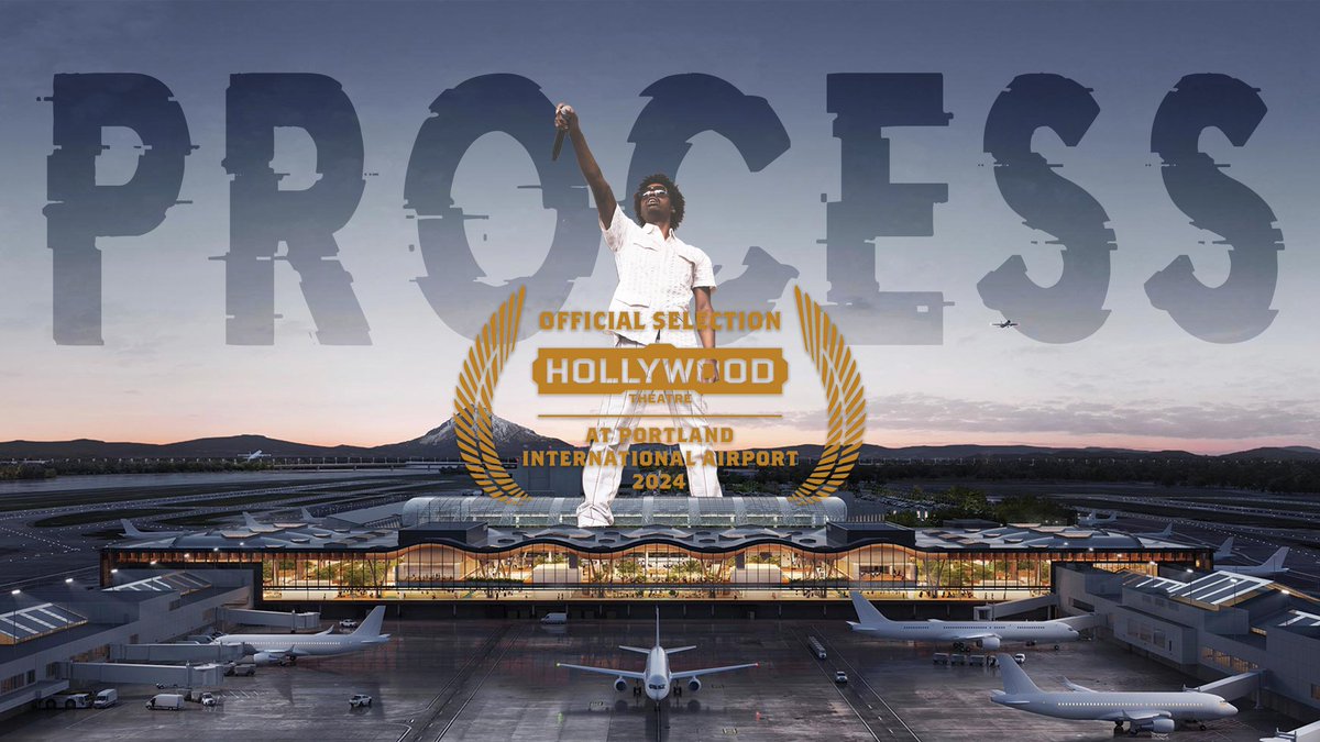 Now Playing 📡 04.01.2024 to 06.30.2024 🎬 PROCESS 002: @bootiebrownOG 🎤 @HollywoodTheatr @flyPDX located in Concourse C at the Portland International Airport ✈️ A @ThetaDrop Exclusive & @pharcydeTV Original 📺 #Film3 @Film3Squad @Fenneckitmusic 🎞️