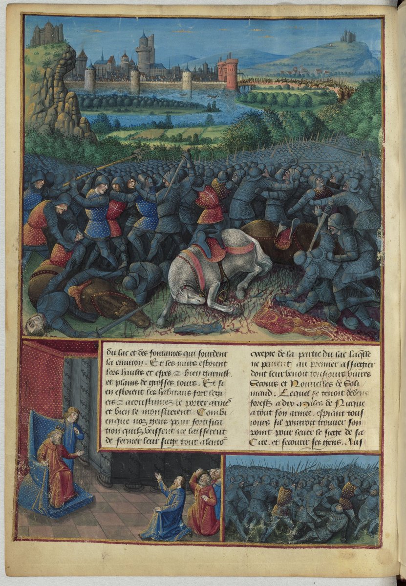 The Battle of Dorylaeum, from the Passages d'Outremer