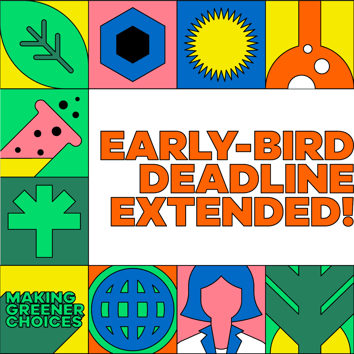 Due to popular demand, we've extended the early bird registration deadline for the Symposium to April 8th! Don't miss out on discounted rates and securing your spot. Register now and remember: you can always join us virtually! Get your tickets here: eventbrite.ca/e/making-green…