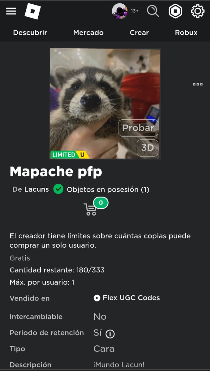 TheChrynos's tweet photo. Sorteo Mini sorpresa que compre :0

1x 100 robux sin impuestos
2x Ropa ninja code ramdom
2x muñeco sans
1x mapache foto

- seguir a @sunny_ovo_1, @Gengar_XT, @Sebascraft2729 🤨
- like y retwitear 👻
- comenta: Soy Furry 🐺👍
- mostrar evidencia 🥺

Termine en 5 minutos ⏳🗿 https://t.co/JzoPPQdAQq