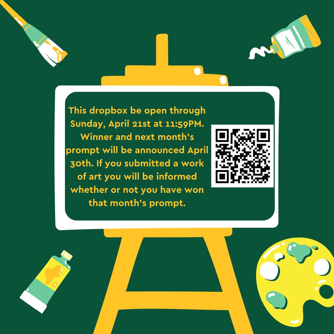 ASNMU's tweet photo. The ASNMU art contest for April is on! Swipe for details on submitting your work. 

The deadline for art work to be submitted is April 21st at 11:59pm, winner to be announced April 30th.

Good luck and have fun, ‘Cats!

#shareNMU #beNorthern https://t.co/dFaS0z7gkv