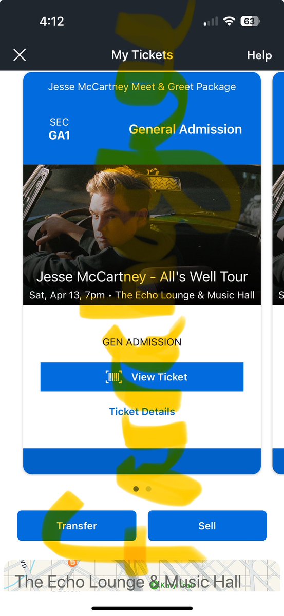 farrahayee's tweet photo. WTS 
2 Jesse McCartney VIP M&amp;G tickets - $200 each
Sat, April 13th @ The ECHO Lounge

Can video call or provide more proof of purchase
PayPal G&amp;S

#jessemccartney #allswelltour #echolounge #dallas https://t.co/XGU8IgKKxD