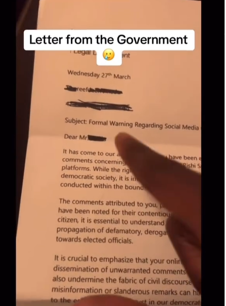 google9ja's tweet photo. British citizen served a cease and desist letter for trolling U.K Prime Minister, Rishi Sunak on social media https://t.co/GMfbu73Olz https://t.co/Mt4ekwMT97