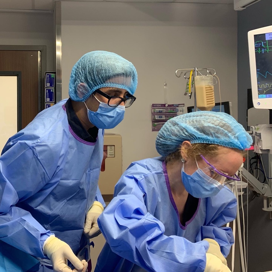 What procedures will you do while you're here? Intubation, central line, arterial line, bronchoscopy, thoracentesis, tracheostomy, paracentesis, chest tube, lumbar puncture, midline, PICC...You'll learn it all!